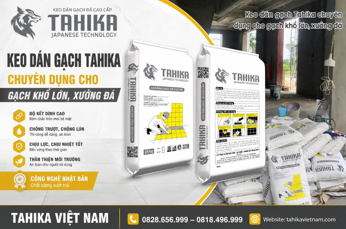 CÔNG TRÌNH CÔNG NGHIỆP NÀO NÊN SỬ DỤNG KEO DÁN GẠCH TAHIKA?