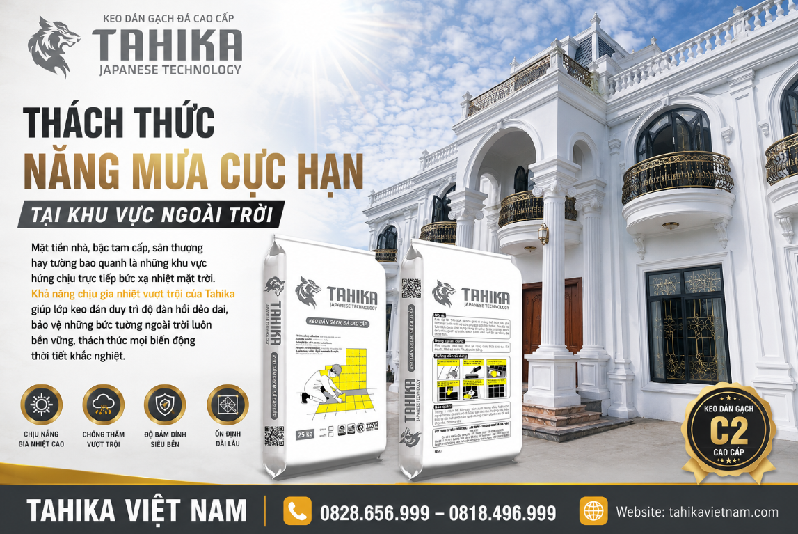 CÔNG TRÌNH CÔNG NGHIỆP NÀO NÊN SỬ DỤNG KEO DÁN GẠCH TAHIKA?