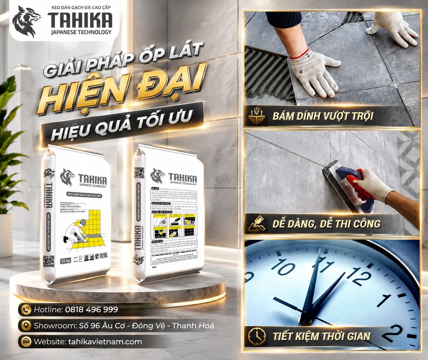Tại Sao Keo Dán Gạch Đạt Hiệu Quả Cao Trong Thi Công Ốp Lát?