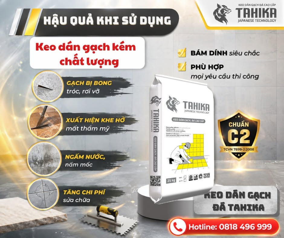 Tại Sao Keo Dán Gạch Đạt Hiệu Quả Cao Trong Thi Công Ốp Lát?